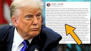 Trump CANCELS the ENTIRE THING!