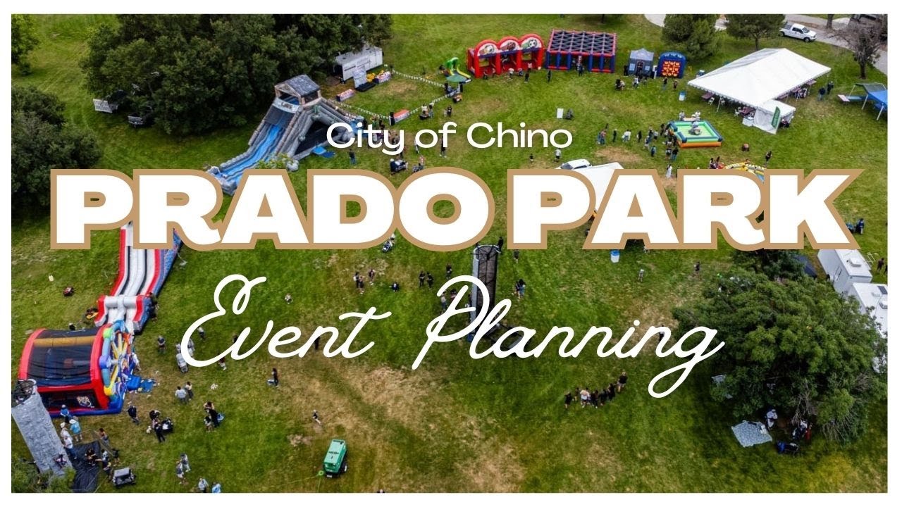 Prado Regional Park 🌳 Company Picnic Ideas 🍽️ Catering 🎪 Field Games 🏆 Inflatables 🏰 Tables Chairs