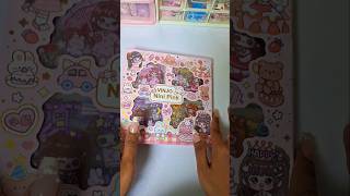 Unboxing cute kawaii Sticker nini vinjo for journaling | Asmr Review #kawaii #journal #satisfying