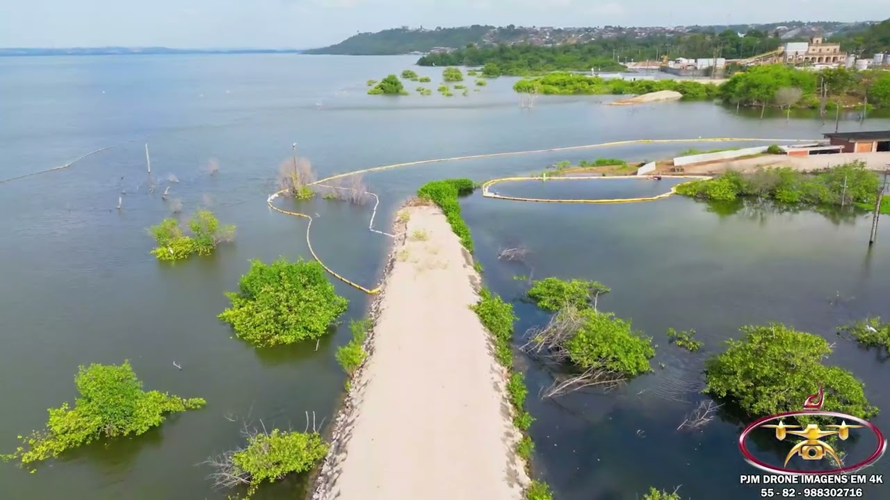 Обновление 281 с рудника BRASKEM 18 в Мутанге | Масейо | Алагоас, Бразилия | Вид сверху в формате 4K