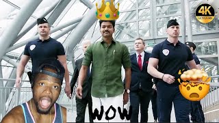 Thalapathy Vijay Airport Mass Entry Scene | Vijay Thalapathy (REACTION)