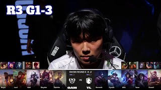 TL vs GAM - Game 3 | Day 5 LoL Worlds 2023 Swiss Stage | Team Liquid vs GAM Esports G3 full