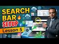 Website Design Course Lesson 5 | Home Page Me Search Bar & Box Add Kaise Kare? (Hindi)