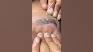 Eyebrows Threading technique #makeoverbyanita002 #threading #beauty #youtube #tricks #hacks #eyebrow