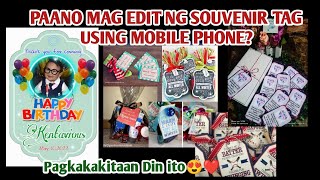 Using Mobile Phone makakagawa kana ng Sariling Personalized Tag Very Easy Pagkakakitaan mo pa😍 screenshot 5