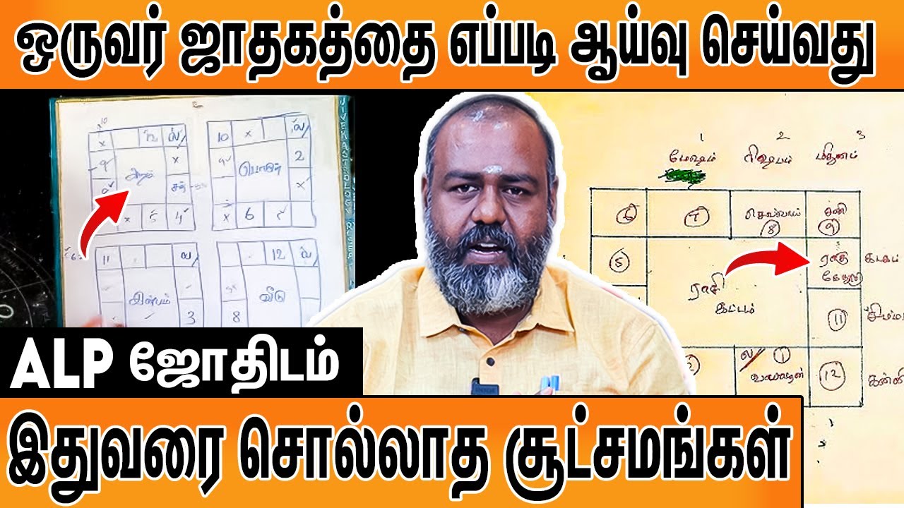 ALP ஜோதிடத்தில் Accurate -ஆ பலன் சொல்ல முடியுமா..? : ALP Astrologer Pothuvudai Moorthy