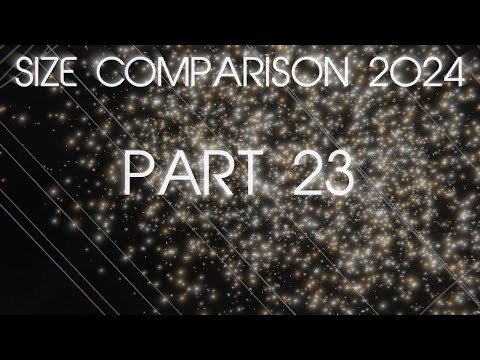 Size Comparison 2024 (Part 23) 4K 60FPS 3D
