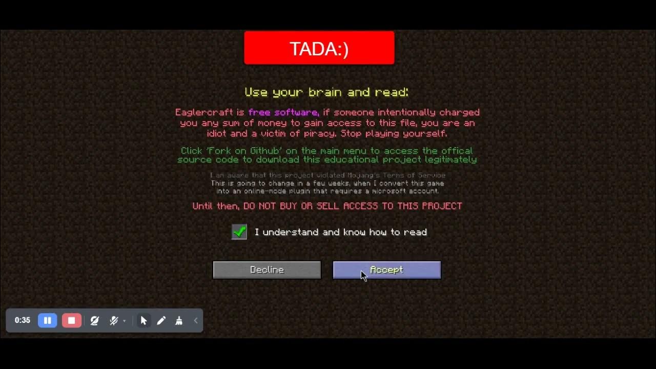 How to play minecraft in browser remake youtube
