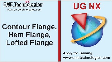 Ug Nx Sheet Metal Flange, Contour Flange, Hem Flange, Lofted Flange