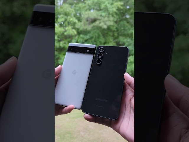 Pixel 6a VS A54 5G - Design & Camera Zoom Test