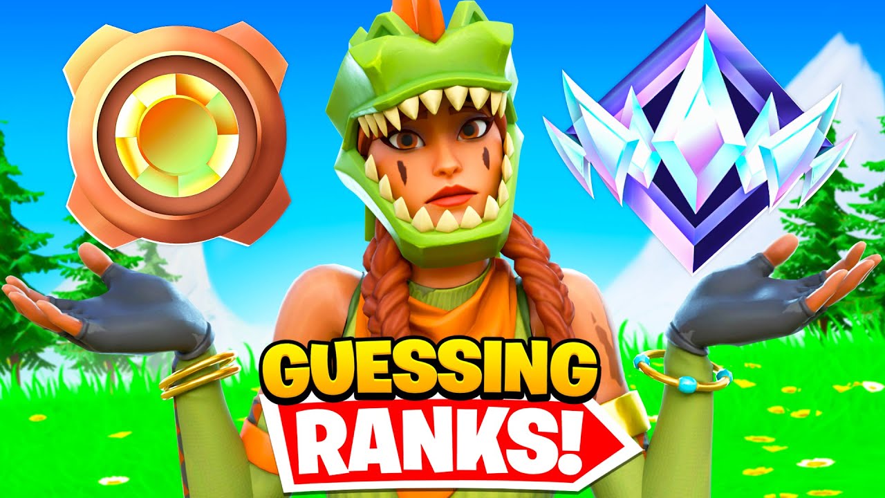 Guessing Fortnite Ranks Using *ONLY* Gameplay!