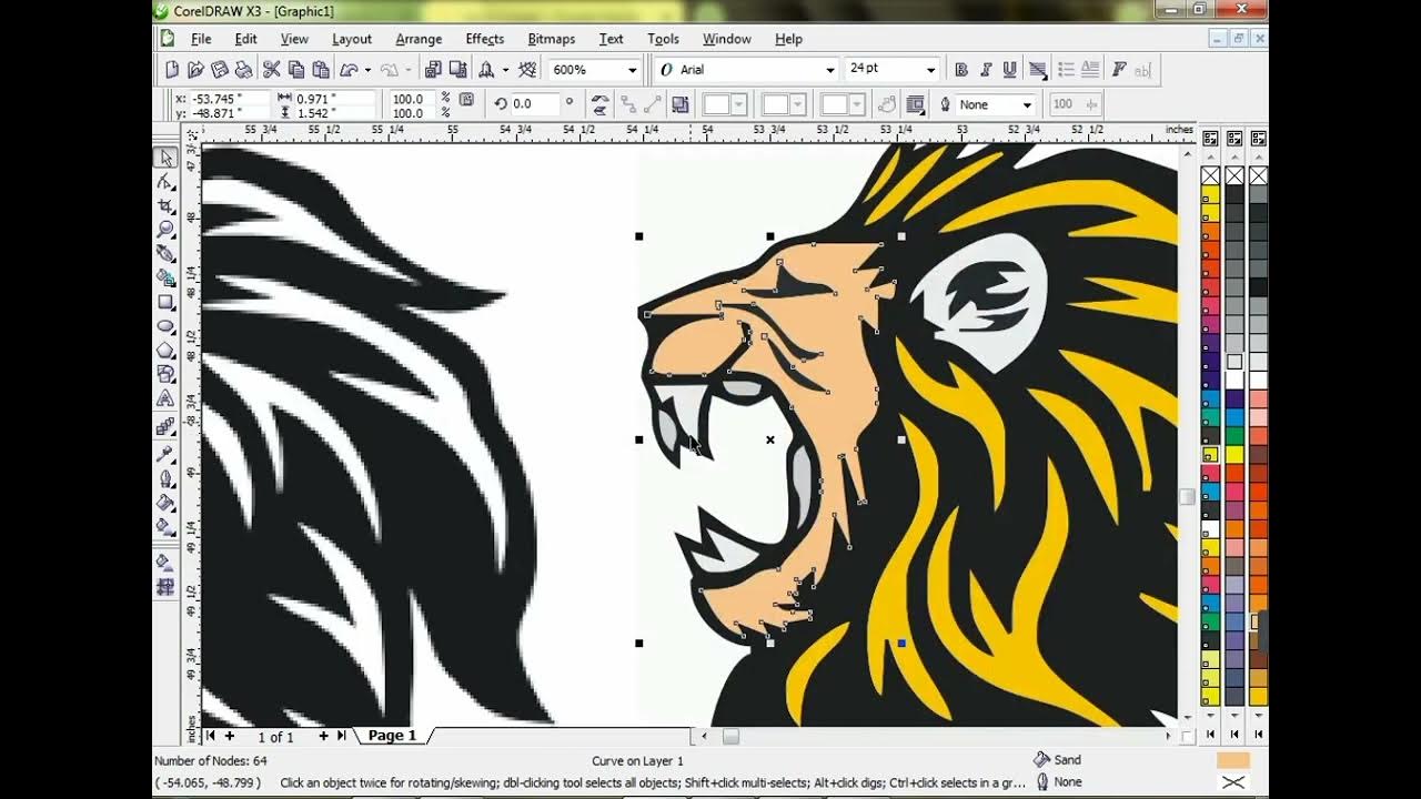 Quick tracing in coreldraw software easy tricks YouTube