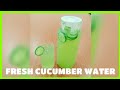 FRESH CUCUMBER WATER l  How to make cucumber Lemonade l (Agua Fresca)