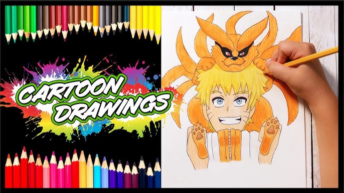 Aprenda Como Desenhar O Cabelo Do Naruto EM 3 FASES 😍😍 