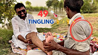 ASMR FEET & LEG AMAZING TICKLISH MASSAGE MEN FOR RELAX & STRESS RELIEF | FOOT REFLEXOLOGY MASSAGE