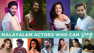 Malayalam actors singing compilation