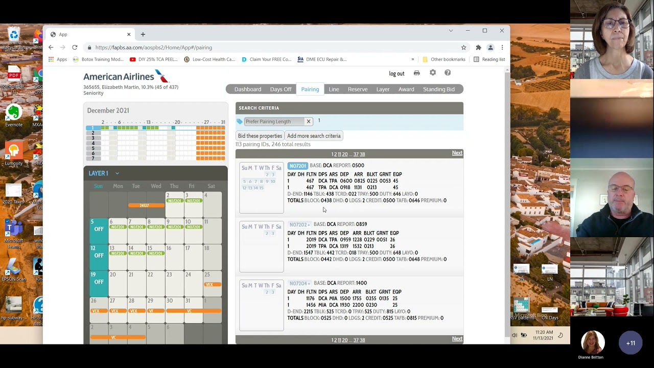 APFA DCA PBS Training - Nov 2021