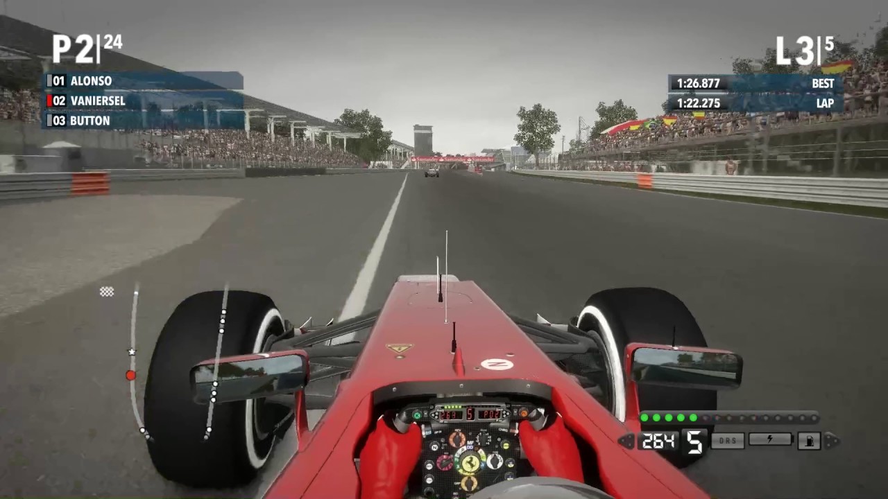 F1 2012 - Champions Mode - #5 Alonso HARD - NO ASSISTS