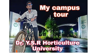 My Campus Tour,(part 1),Dr Y.S.R Horticulture University