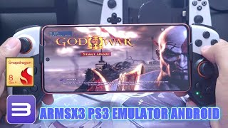 ARMSX3 PS3 EMULATOR ANDROID NEW UPDATE - GOD OF WAR 3 ANDROID GAME TEST screenshot 2