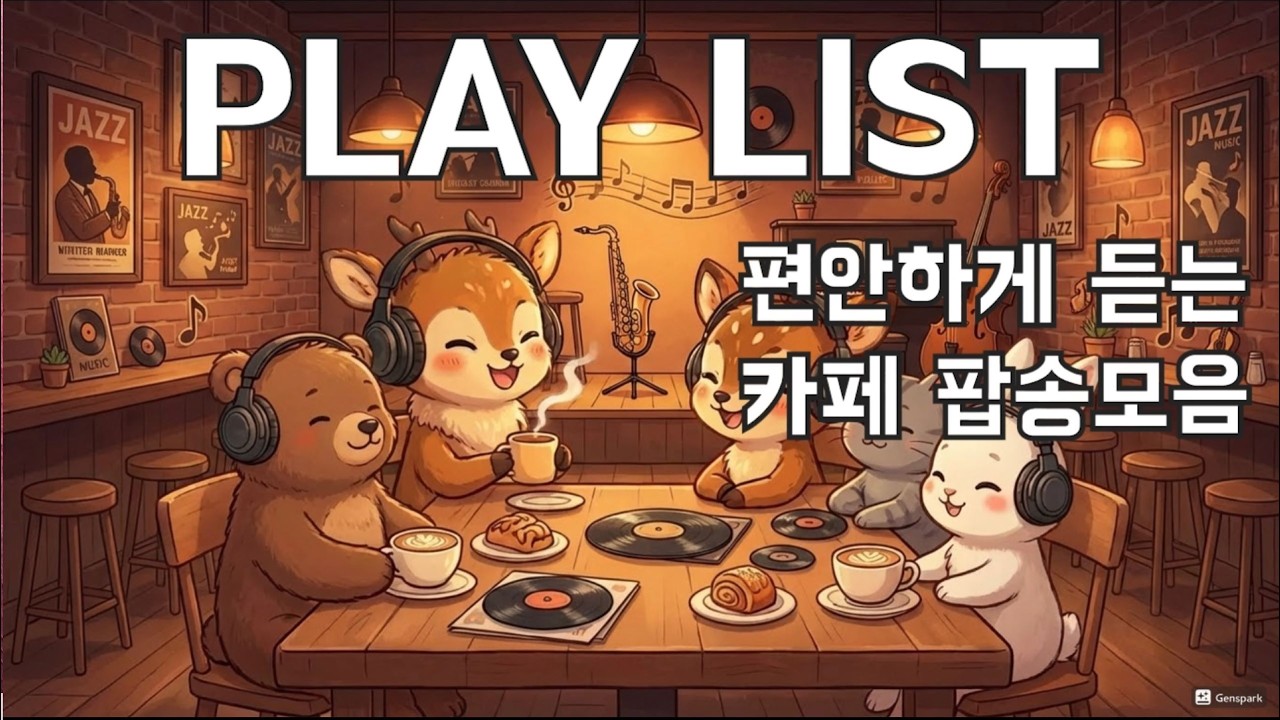 🎧 𝗽𝗹𝗮𝘆𝗹𝗶𝘀𝘁 “Cafe 이집 잘하네 편하게 듣는 감성 팝송 노래 모음(40곡수록, 2시간)