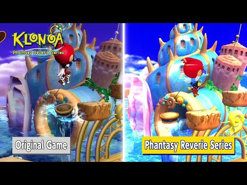 Klonoa Phantasy Reverie Series - Remastered vs Original Trailer