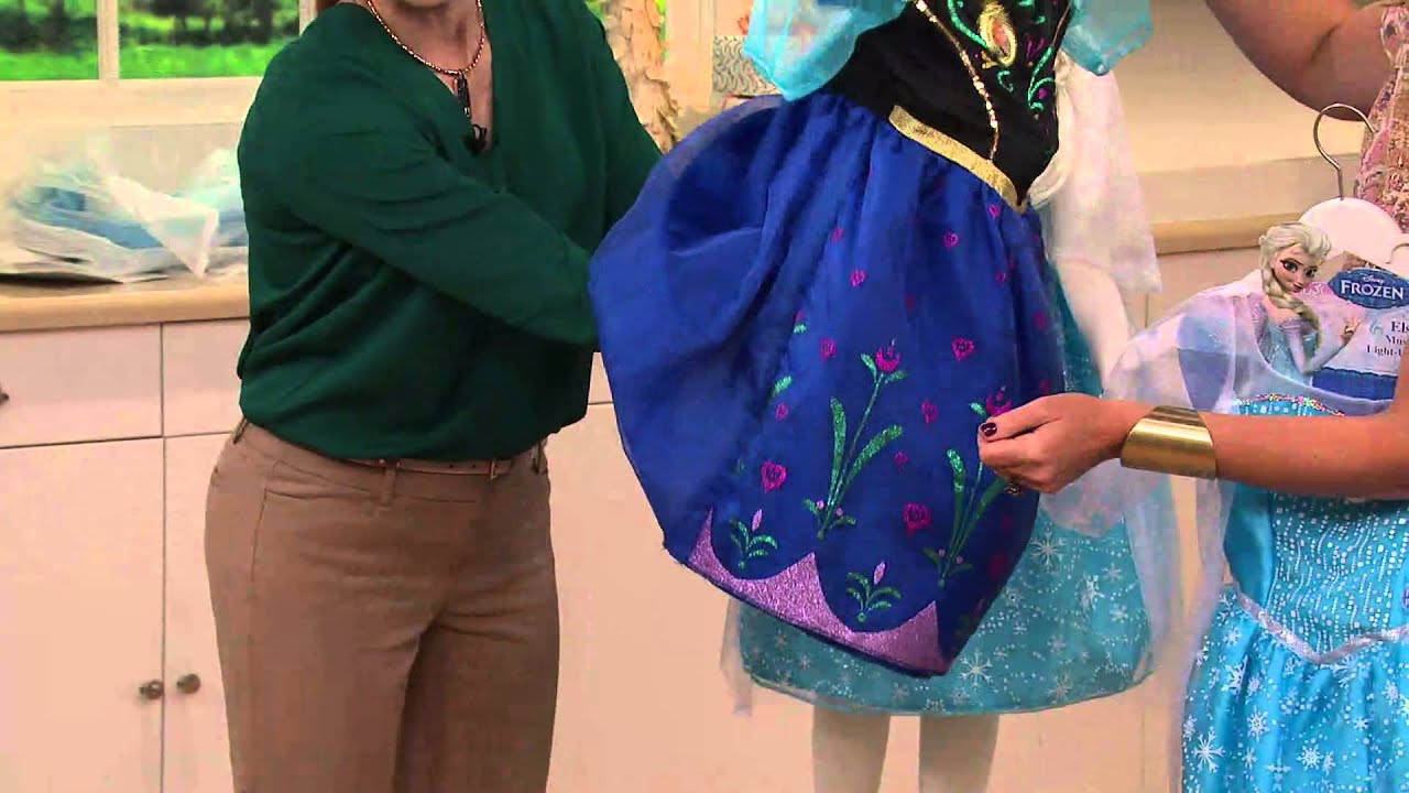 Disney's Frozen Elsa Lightup Musical Dress with Albany Irvin YouTube