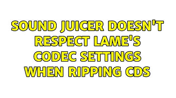 Ubuntu: Sound Juicer doesn