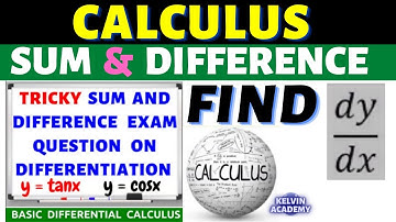 Tricky Trig. Sum and Difference (Calculus | Differentiation | Derivatives)