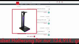 Schnäppchen/Billiger des Tages 28.05.21- ASUS ROG Throne QI Gaming Headset Halterung