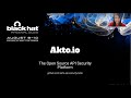 BlackHat Arsenal Presentation | Open-Source API Security