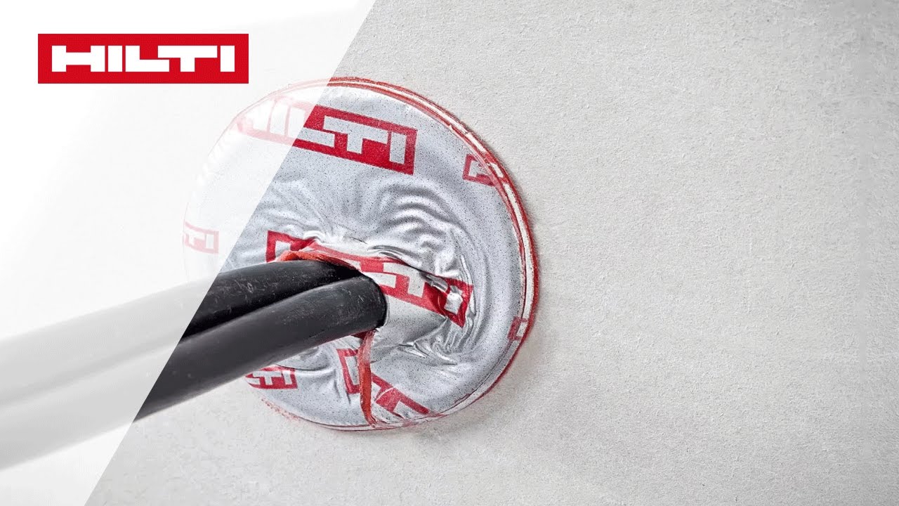 Demo Der Hilti Cfs D 25 Brandschutz Kabel Disk Youtube