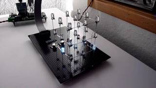 Testing my 3x3x3 LED Cube