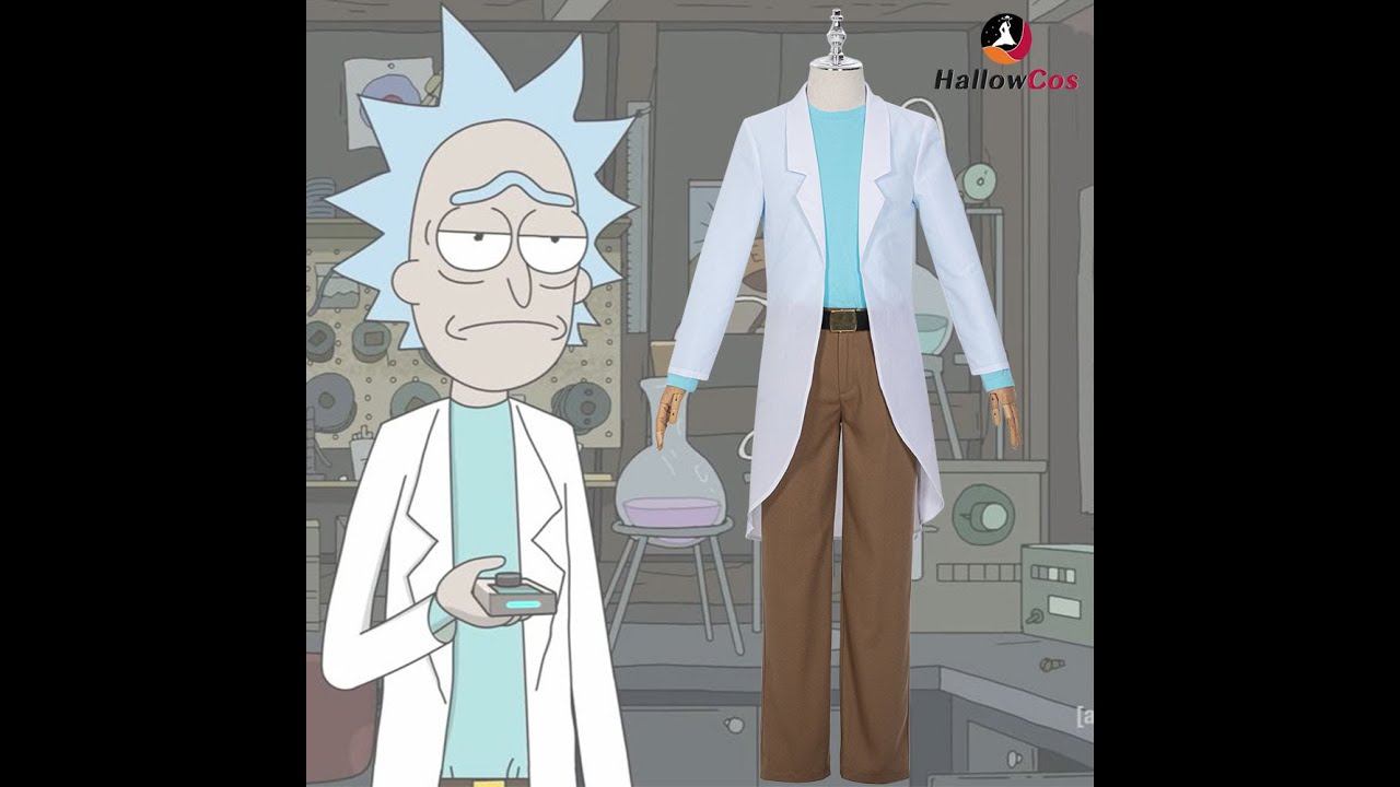 Rick and Morty Rick Sanchez Cosplay Costume-Hallowcos