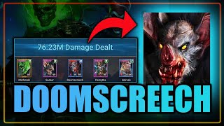 DOOMSCREECH | 1 KEY UNM CLAN BOSS 'UNKILLABLE' GUIDE !! Raid: Shadow Legends