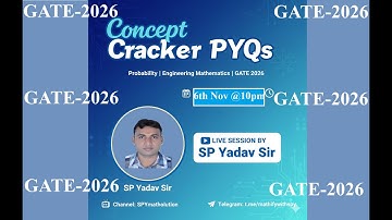 Concept Cracker PYQs | Probability | Engineering Mathematics | GATE 2026