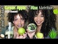 Taliah Waajid | Green Apple & Aloe Nutrition Line | Review/Tutorial