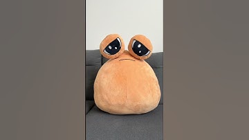 Big POU crushed 😭 #bigpou #plushtoys #plushies #bestgift