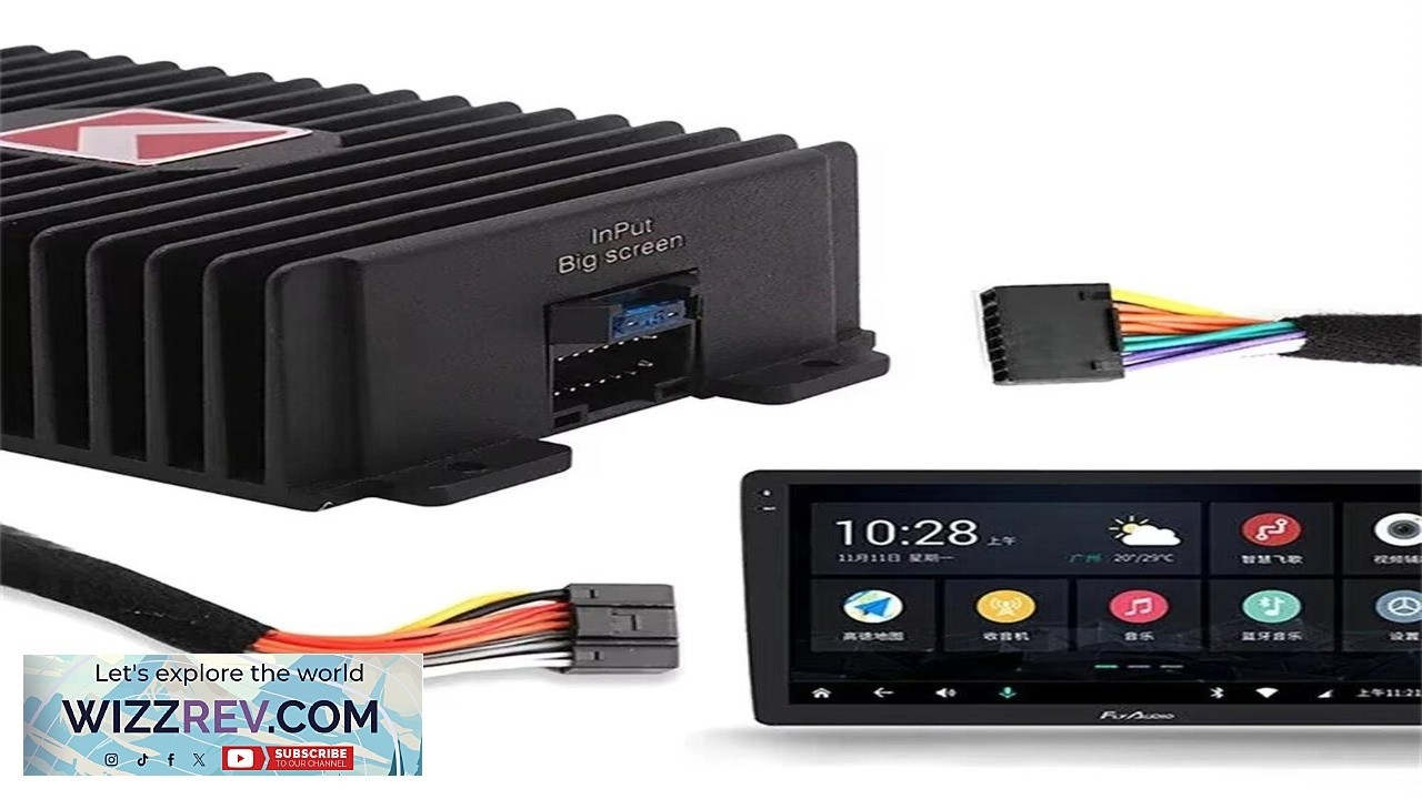 Car DSP Amplifier Hi Fi Booster Audio Digital Sound Processors 4*80W for Android