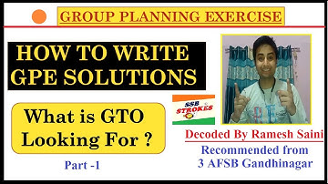 How to Write GPE solutions in SSB l What GTO is looking For?l #ssbstrokes