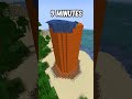 Minecraft TOWER at Different Times (World&#39;s Smallest Violin)
