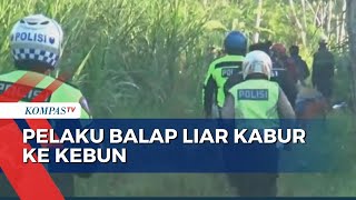 Dikejar Polisi, Pelaku Balap Liar di Lumajang Kabur ke Kebun Tebu