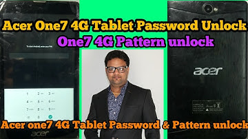 Acer One7 4G Tablet  Hard Reset l Acer One 7 Pattern Unlock l Acer One 7 Password Unlock l New Video