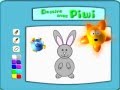 Piwi dessine lapin