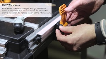 How to Tighten the Fence clamps on a Triton TWX7 Workcentre