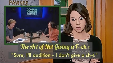 Aubrey Plaza details the epically awkward Parks and Rec audition that launched her career.