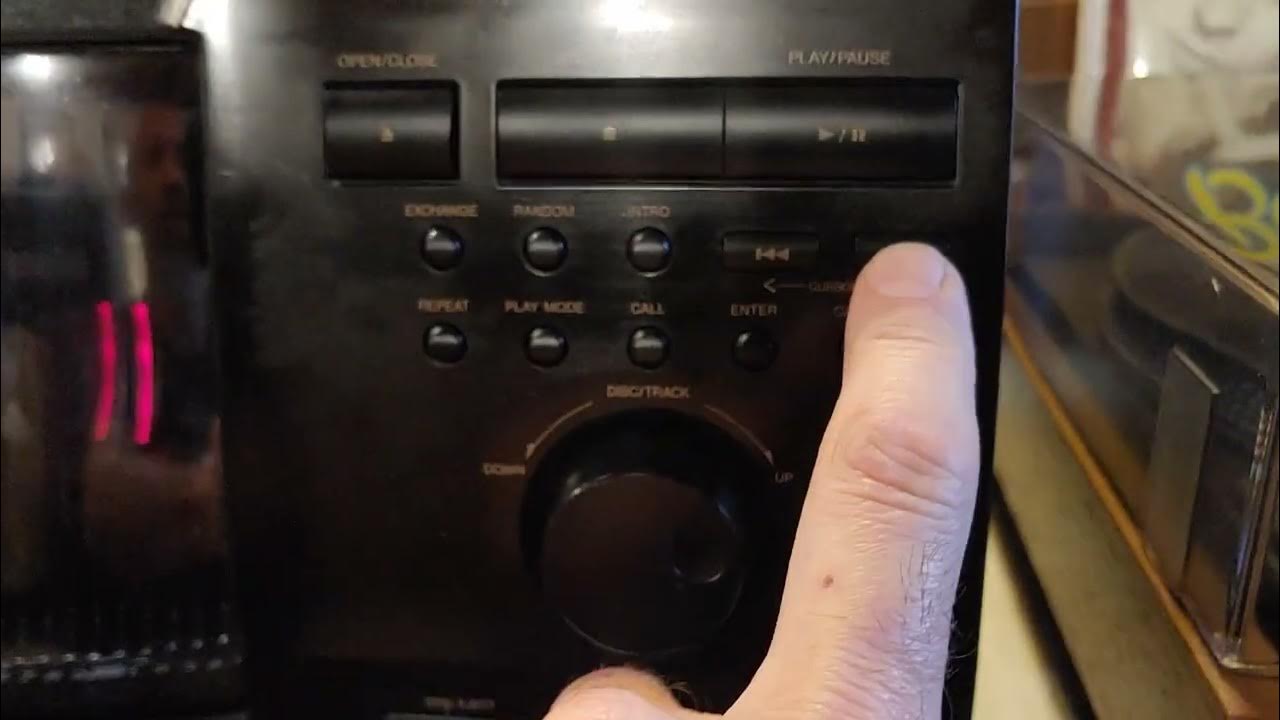 JVC 200 Disc CD Changer. XL-MC334. DEMO. - YouTube