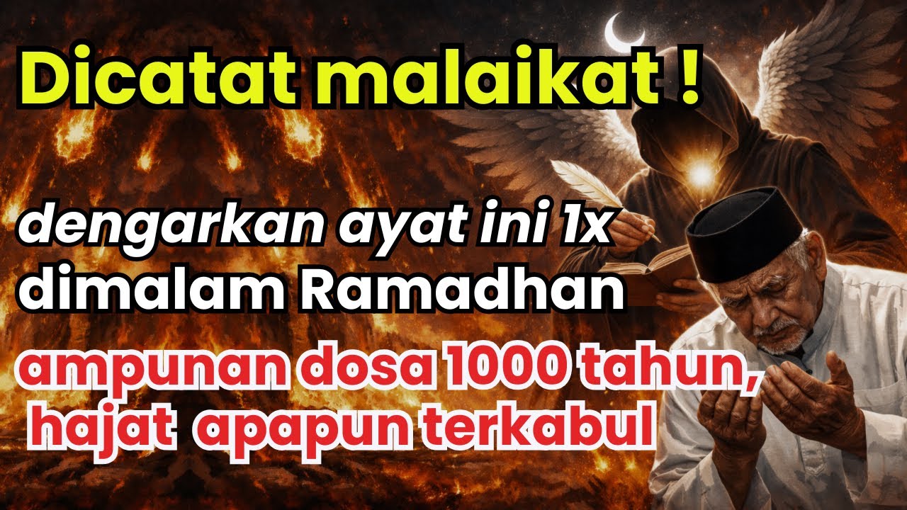 ANDA TERPILIH!jika langsung dengarkan ayat ini 1x,dosa 1000 tahun terampuni,hajat dikabulkan