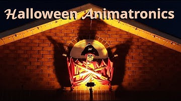 🎃👻 DIY Halloween Animatronics – 3D Printed, Arduino, & WLED! 👻🎃