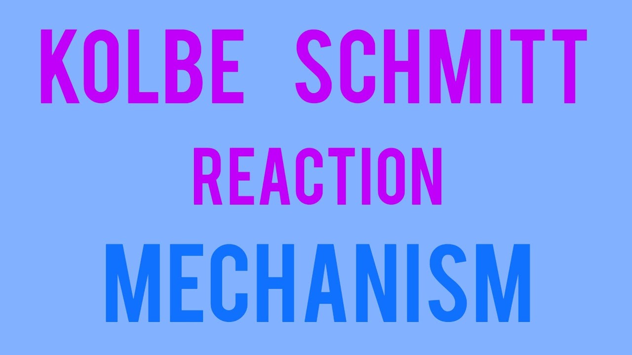 KOLBE   SCHMITT  REACTION-  MECHANISM